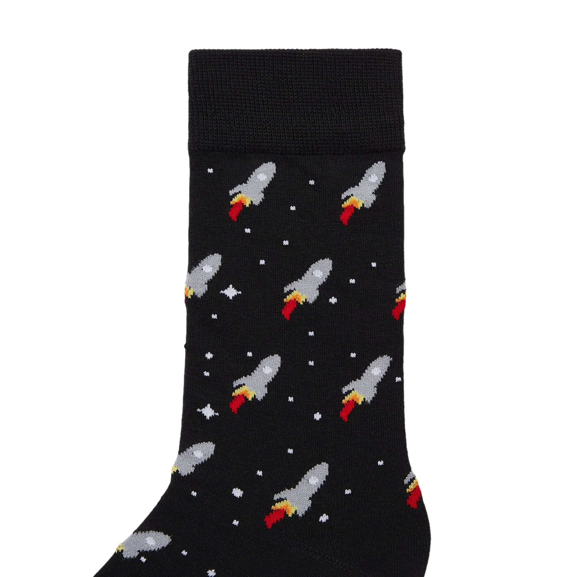 Small Rockets Printed Crew Length Socks