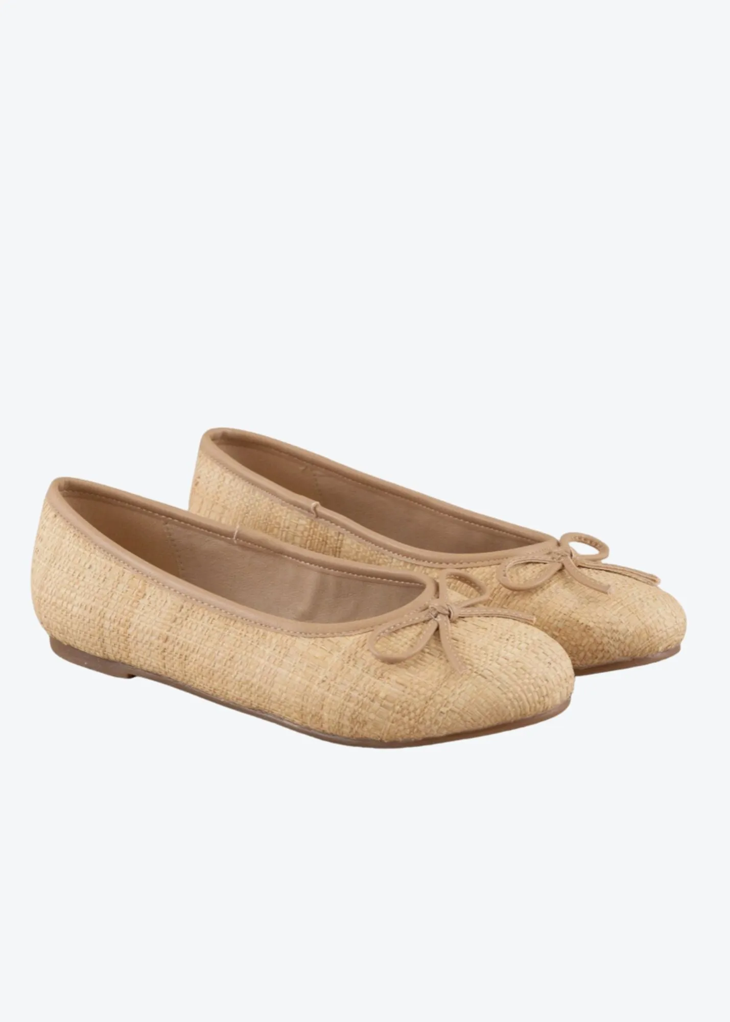 Straw Ballet Flats - FINAL SALE