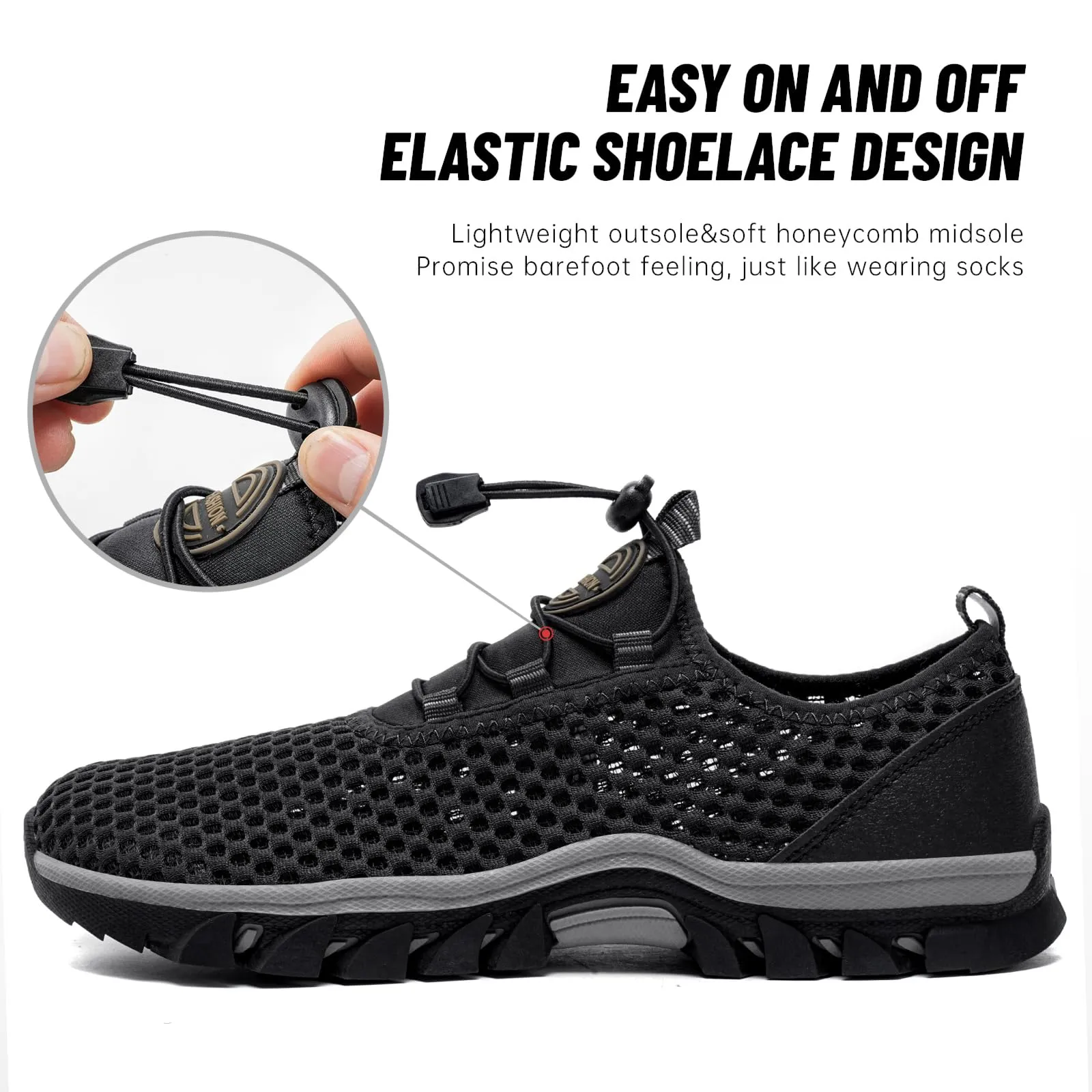 Summer Outdoor Hiking Shoes Non-slip Soft Sole Breathable Wading Shoes