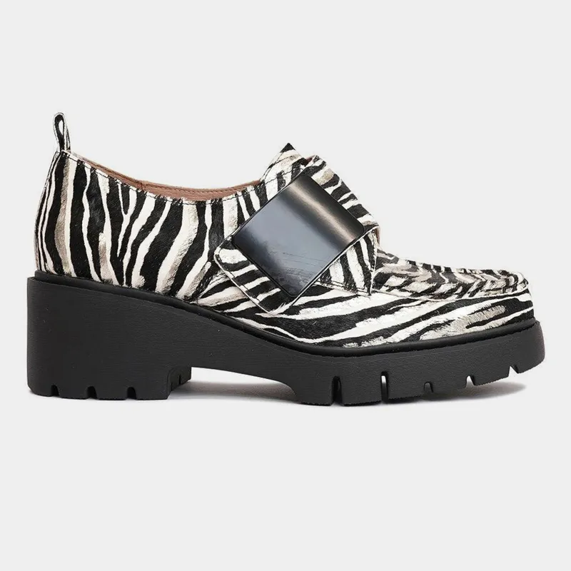 Umbers Zebra Pony Loafers