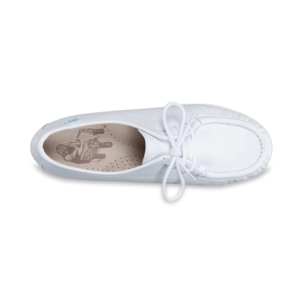 WHITE - SAS Siesta - Lace Up Loafer at Brandy's Shoes Made in USA