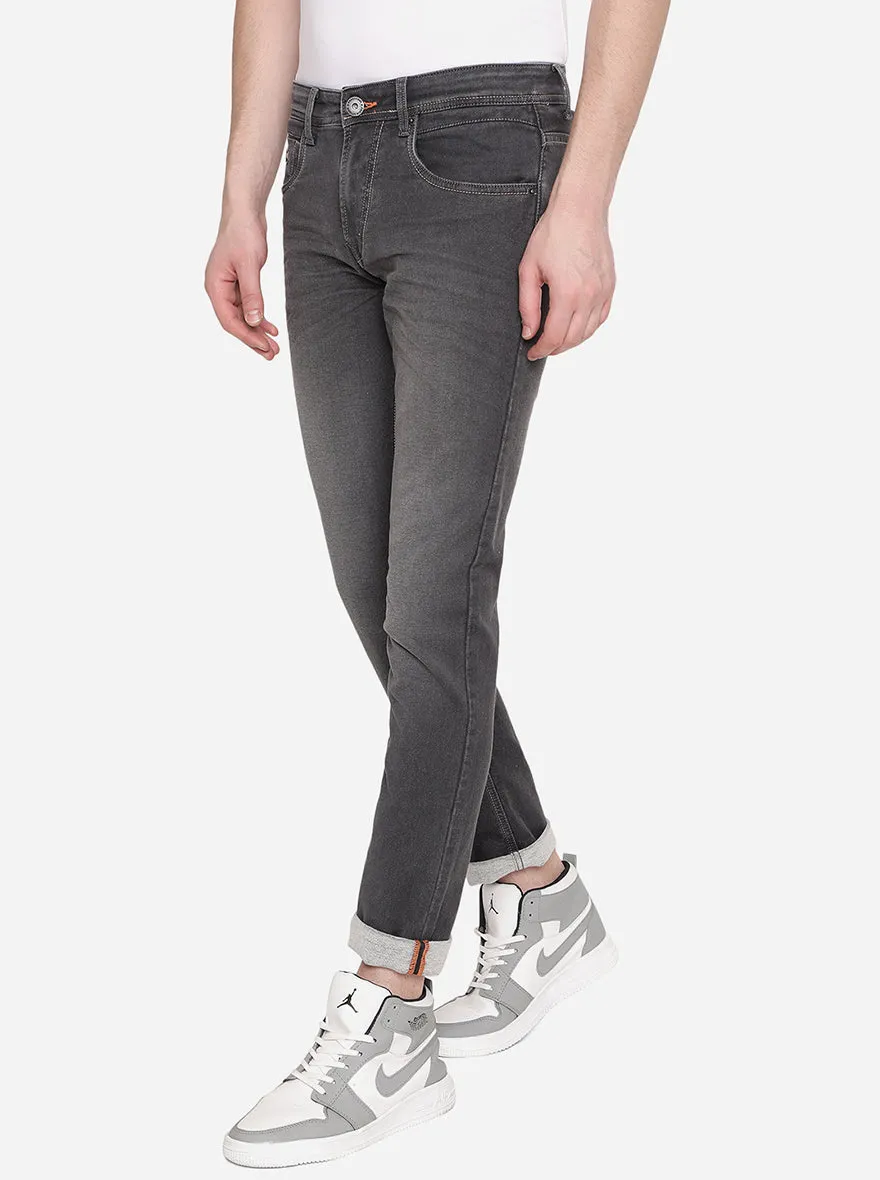 Wild Grey Washed Narrow Fit Jeans | Greenfibre