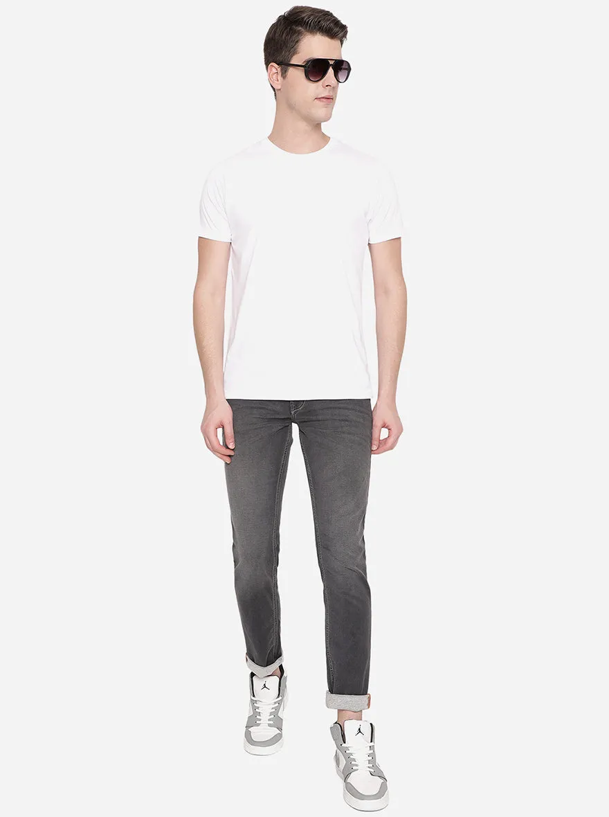 Wild Grey Washed Narrow Fit Jeans | Greenfibre