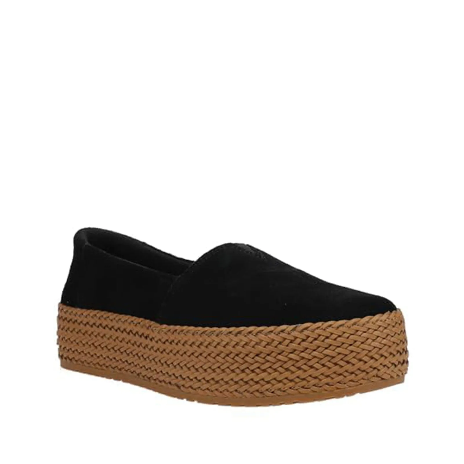 Women's Shoes TOMS VALENCIA Slip On Platform Espadrilles 10019795 BLACK