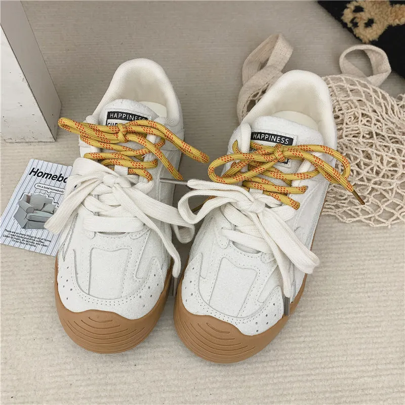 XIANGTUIBAO  Spring  Summer Mesh Breathable Canvas Shoes Women's Korean-Style Casual Low-Top Clown Shoes Internet Celebrity Live Training Shoes