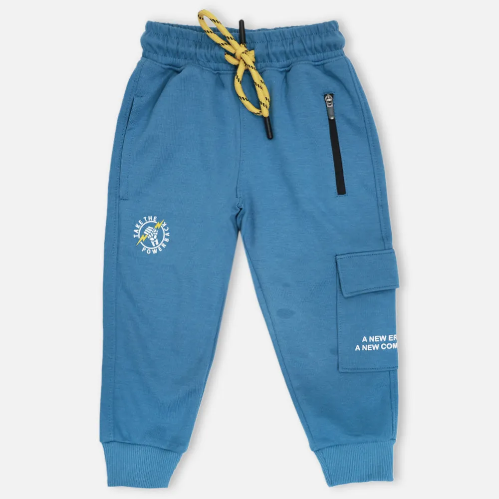 Yellow & Blue Cargo Joggers