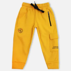 Yellow & Blue Cargo Joggers