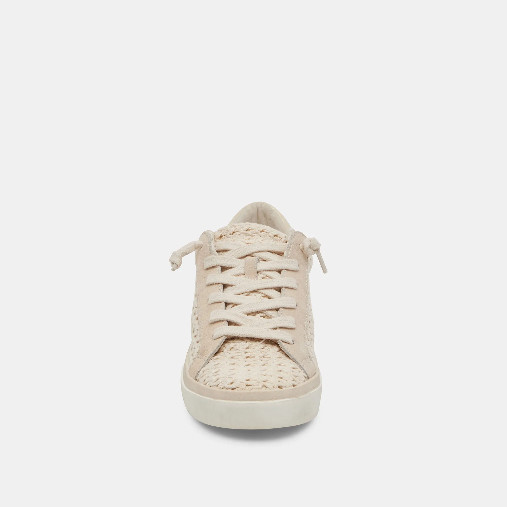 ZINA CROCHET SNEAKERS SANDSTONE CROCHET