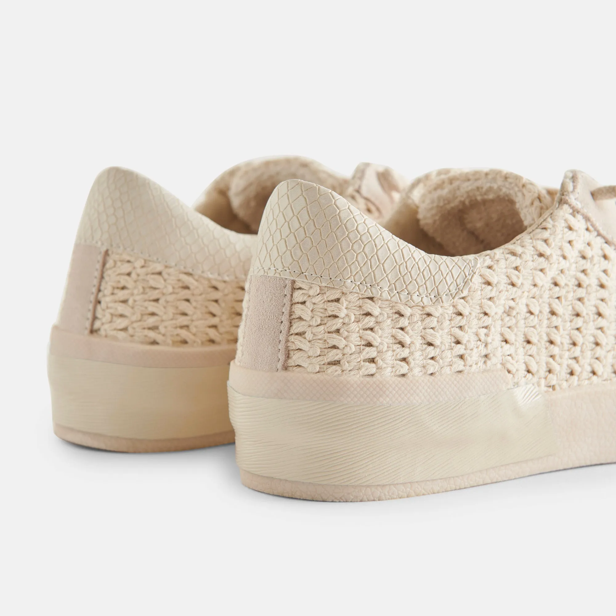 ZINA CROCHET SNEAKERS SANDSTONE CROCHET