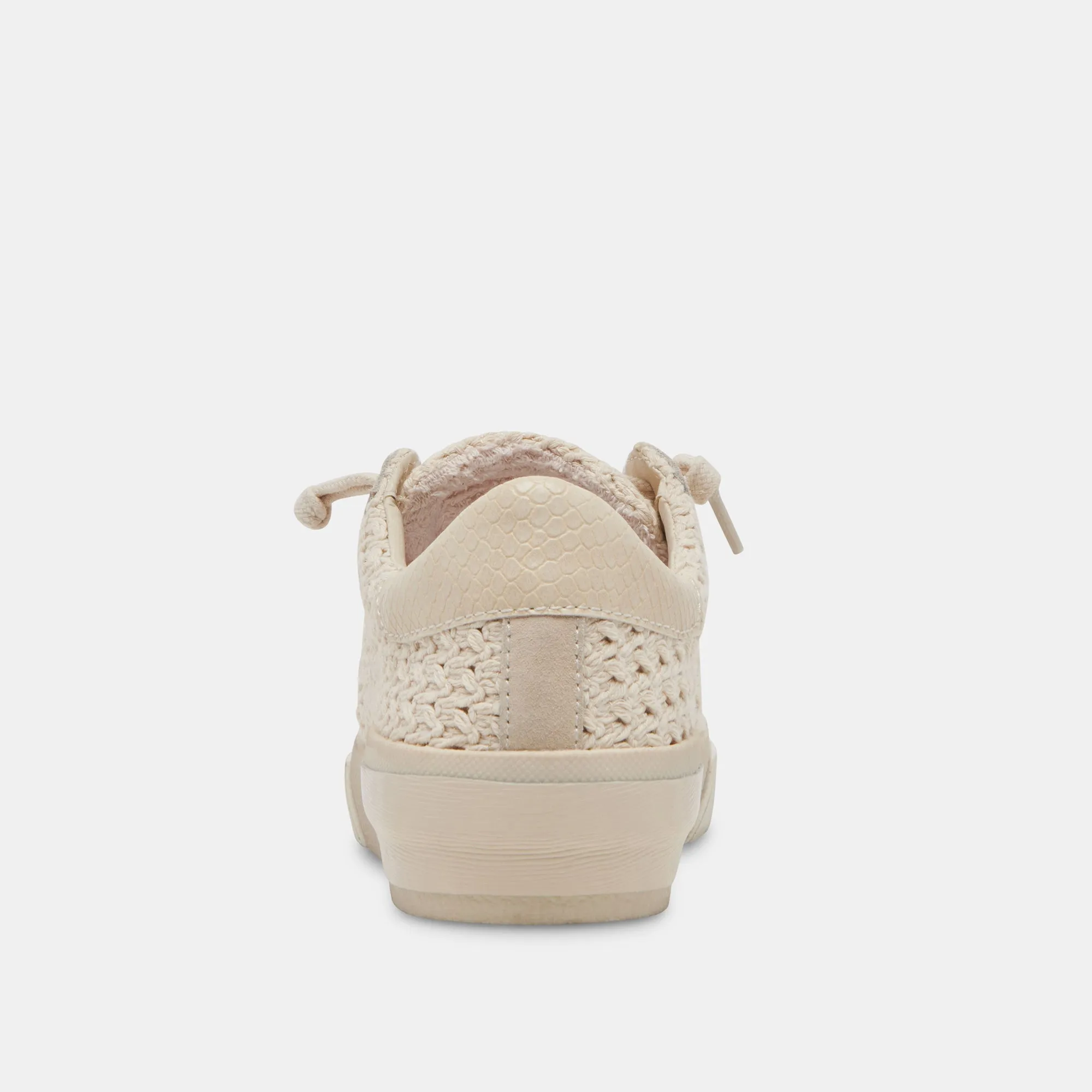 ZINA CROCHET SNEAKERS SANDSTONE CROCHET