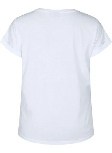 Zizzi  White Tee Katja